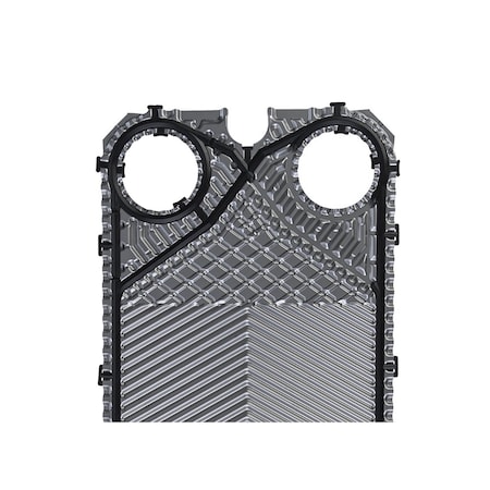 Alfa Laval 316/0.5/L Channel plate with NBR-P Clip-on gasket, 4 holed M10-M